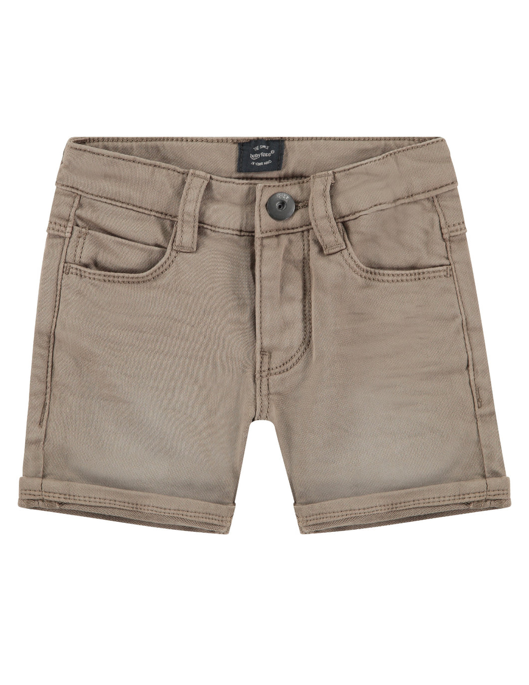 Taupe Denim Short