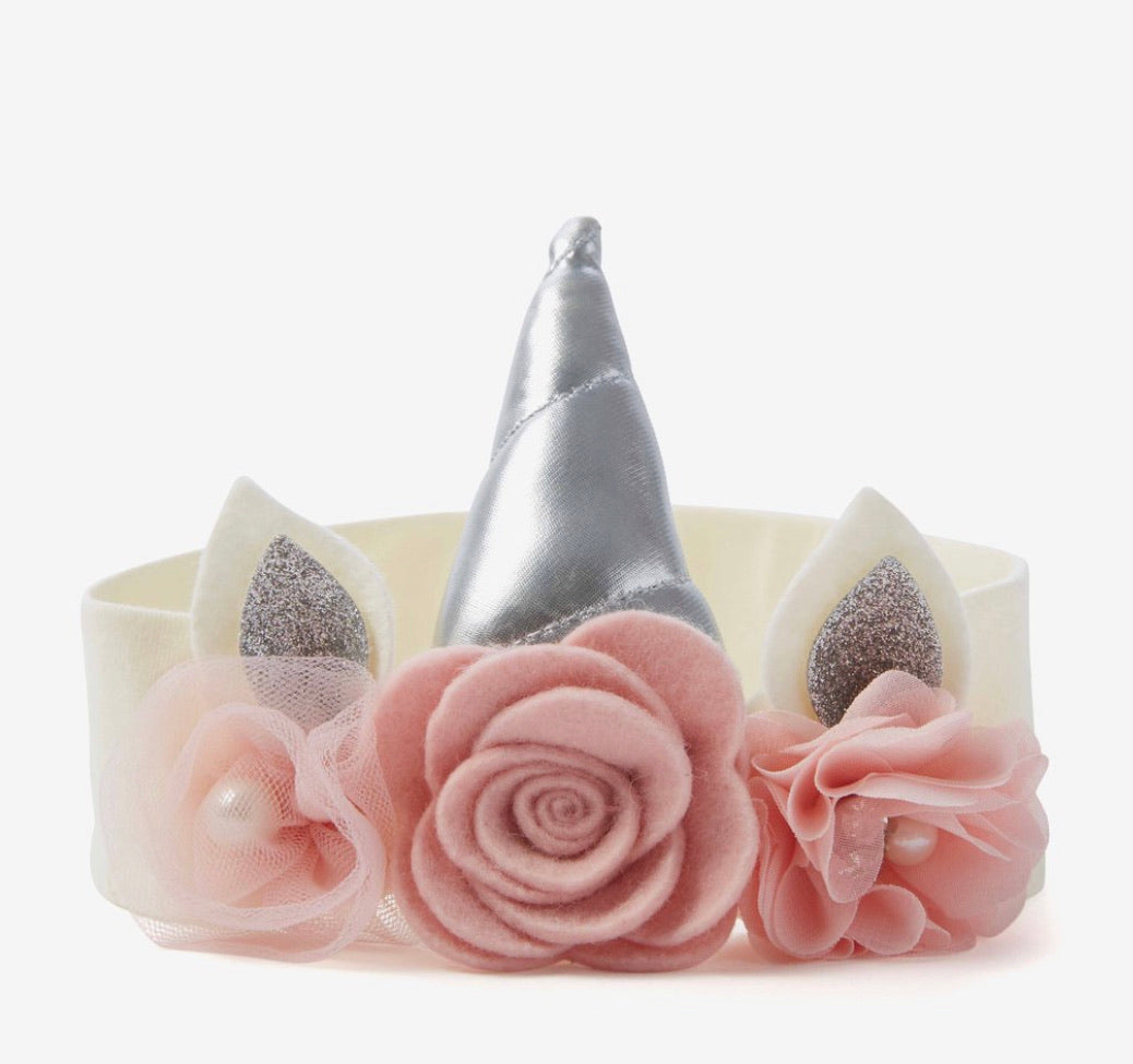 Unicorn Baby Girl Headband