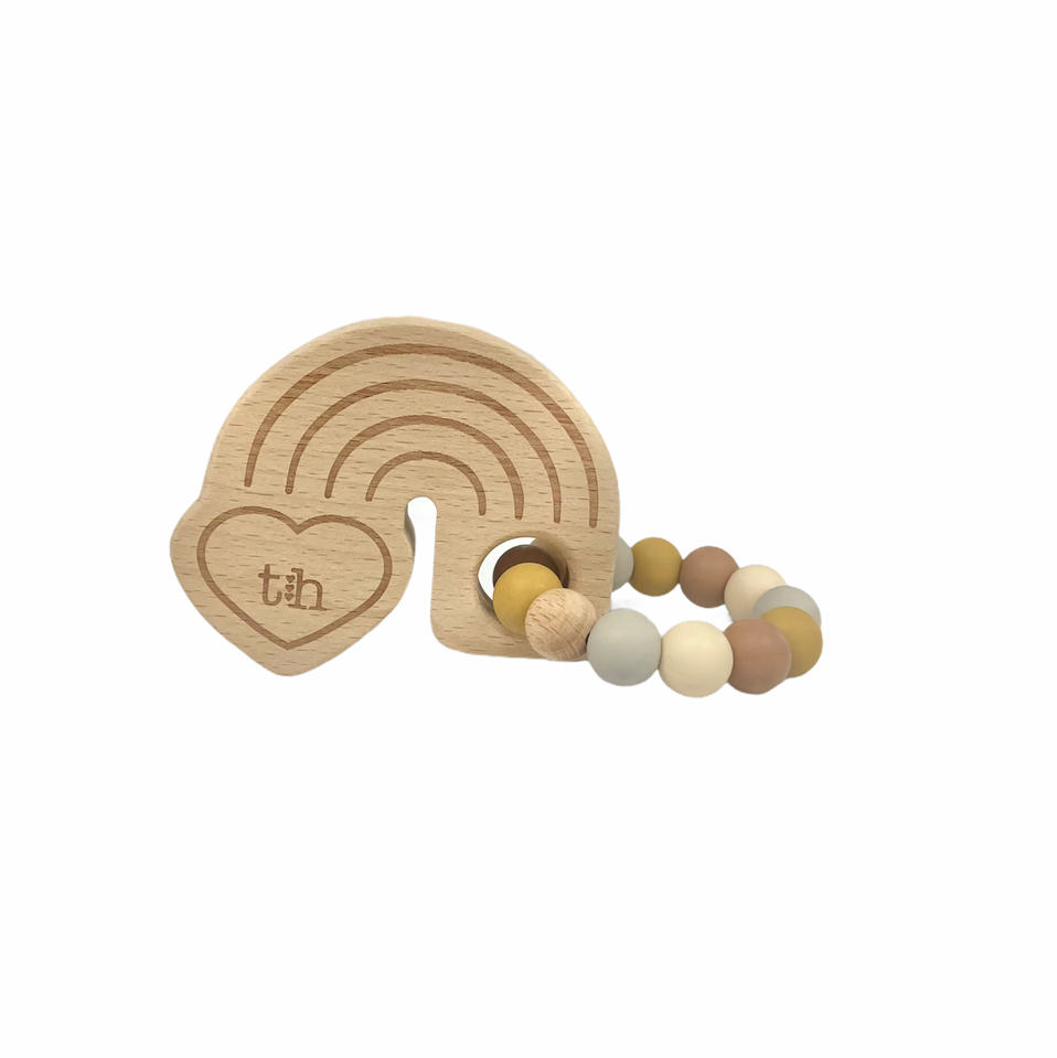 Rainbow Wooden Teether