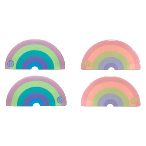 4PK Rainbow Clips