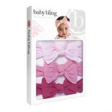 Load image into Gallery viewer, 3PK Box Knot Set - Baby Bling
