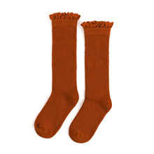 Load image into Gallery viewer, Fall Fancy Lace Knee High Sock
