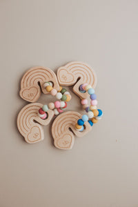 Rainbow Wooden Teether