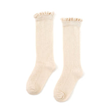 Load image into Gallery viewer, Fall Fancy Lace Knee High Sock
